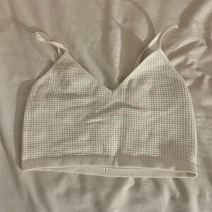 Bozzolo White Textured Bandeau